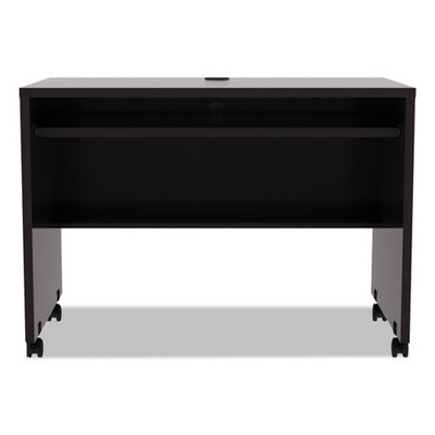 Alera Valencia Series Mobile Workstation Desk, 41.38" X 23.63" X 30", Espresso Alera Valencia Series Mobile Workstation Desk, 41.38" X 23.63" X 30", Espresso