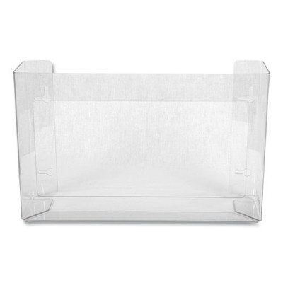 Clear Plexiglas Disposable Glove Dispenser, Three-box, 18w X 3 3/4d X 10h
