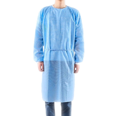 AAMI Level 1 Isolation Gown, Lightweight Multi-Ply, Blue AAMI Level 1 Isolation Gown, Lightweight Multi-Ply, Blue
