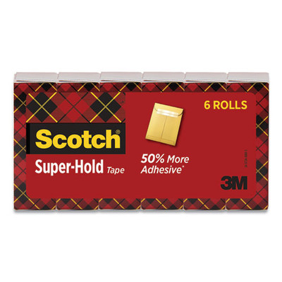 Super-hold Tape Refill, 1" Core, 0.75" X 27.77 Yds, Transparent, 6/pack Super-hold Tape Refill, 1" Core, 0.75" X 27.77 Yds, Transparent, 6/pack