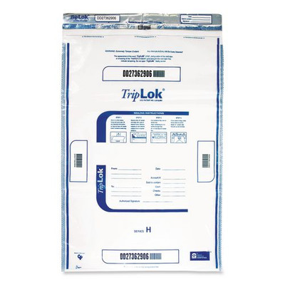 Deposit Bag, Plastic, 12 X 16, Clear, 100/pack