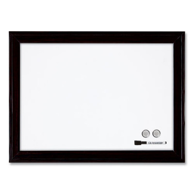 Home Decor Magnetic Dry Erase Board, 23 X 17, Black Wood Frame