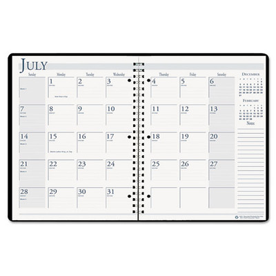 Spiralbound Academic Monthly Planner, 11 X 8.5, Black Cover, 14-month (july To Aug): 2022 To 2023 Spiralbound Academic Monthly Planner, 11 X 8.5, Black Cover, 14-month (july To Aug): 2022 To 2023