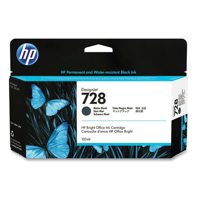Hp 728, (3wx25a) Matte Black Original Ink Cartridge