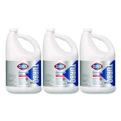 Turbo Pro Disinfectant Cleaner For Sprayer Devices, 121 Oz Bottle, 3/carton