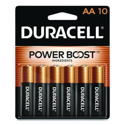 Coppertop Alkaline Aa Batteries, 10/pack