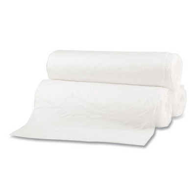 Repro Low-density Can Liners, 55 Gal, 0.63 Mil, 38 X 58, White, 10 Bags/roll, 10 Rolls/carton Repro Low-density Can Liners, 55 Gal, 0.63 Mil, 38 X 58, White, 10 Bags/roll, 10 Rolls/carton
