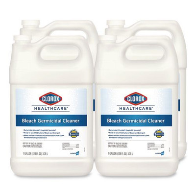 Bleach Germicidal Cleaner, 128 Oz Refill Bottle, 4/carton