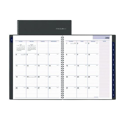 Dayminder Academic Weekly/monthly Planners, 11 X 8, Charcoal Cover, 12-month (july To June): 2022 To 2023