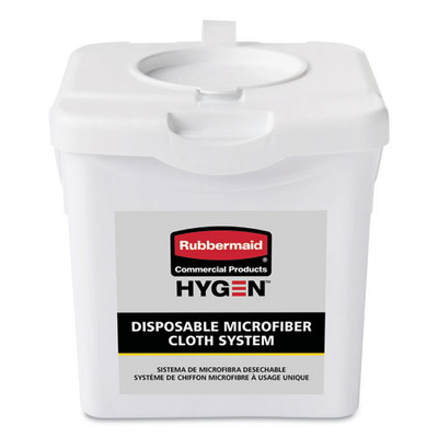 Disposable Microfiber Charging Bucket, 7.92 X 7.75 X 7.44, White, 4/carton Disposable Microfiber Charging Bucket, 7.92 X 7.75 X 7.44, White, 4/carton