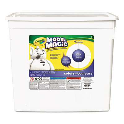 Model Magic Modeling Compound, 8 Oz Packs, 4 Packs, White, 2 Lbs Model Magic Modeling Compound, 8 Oz Packs, 4 Packs, White, 2 Lbs