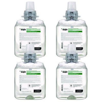 Green Certified Foam Hand Cleaner, Unscented, 1,250 Ml Refill, 4/carton