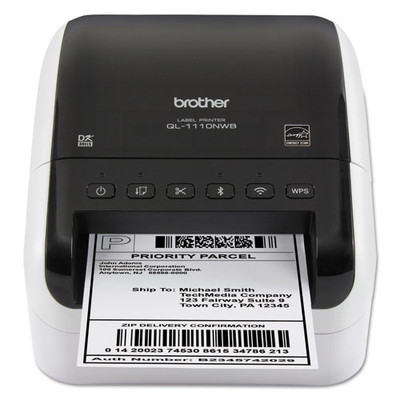 Ql-1110nwb Wide Format Professional Label Printer, 69 Labels/min Print Speed, 6.7 X 8.7 X 5.9