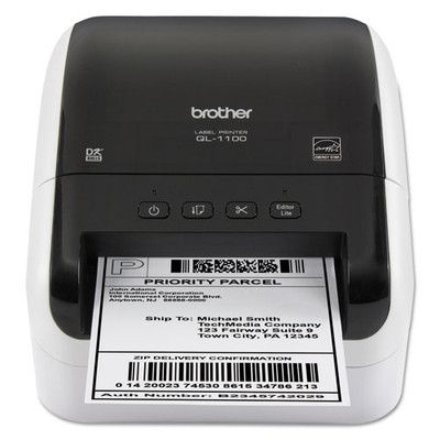 Ql-1100 Wide Format Professional Label Printer, 69 Labels/min Print Speed, 6.7 X 8.7 X 5.9