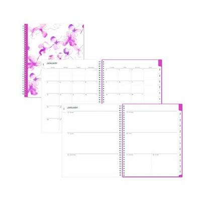 Breast Cancer Awareness Create-your-own Cover Weekly/monthly Planner, Orchid Artwork, 11 X 8.5, 12-month (jan-dec): 2022