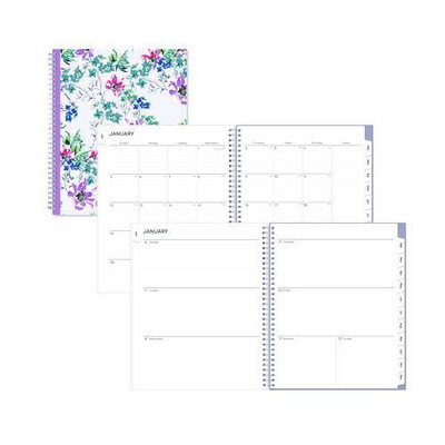 Laila Create-your-own Cover Weekly/monthly Planner, Wildflower Artwork, 11 X 8.5, Multicolor Cover, 12-month (jan-dec): 2022