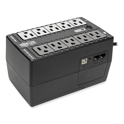 Internet Office Ultra-compact Desktop Standby Ups, Usb, 10 Outlets, 550 Va, 420 J
