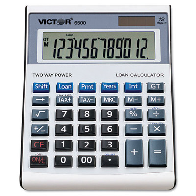6500 Executive Desktop Loan Calculator, 12-digit Lcd 6500 Executive Desktop Loan Calculator, 12-digit Lcd