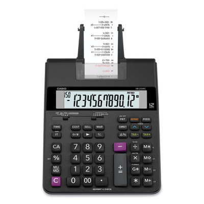 Hr200rc Printing Calculator, Black/red Print, 2.4 Lines/sec Hr200rc Printing Calculator, Black/red Print, 2.4 Lines/sec