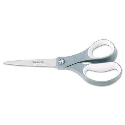Contoured Performance Scissors, 8" Long, 3.13" Cut Length, Gray Straight Handle - VISFSK1160001005