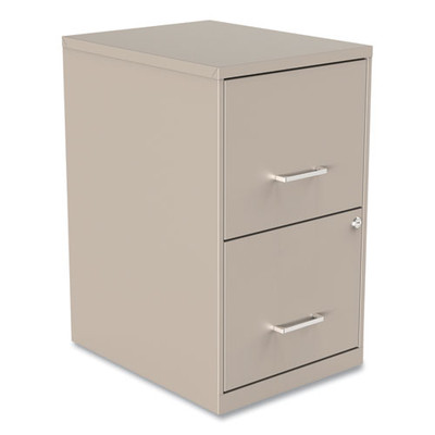 Soho Vertical File Cabinet, 2 Drawers: File/file, Letter, Putty, 14" X 18" X 24.1" Soho Vertical File Cabinet, 2 Drawers: File/file, Letter, Putty, 14" X 18" X 24.1"