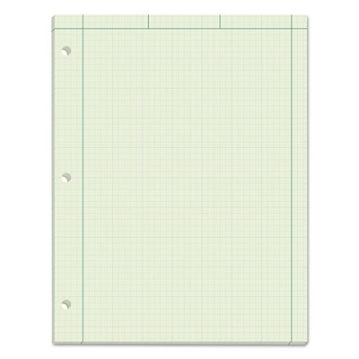 Engineering Computation Pads, Cross-section Quad Rule (5 Sq/in, 1 Sq/in), Black/green Cover, 100 Green-tint 8.5 X 11 Sheets Engineering Computation Pads, Cross-section Quad Rule (5 Sq/in, 1 Sq/in), Black/green Cover, 100 Green-tint 8.5 X 11 Sheets