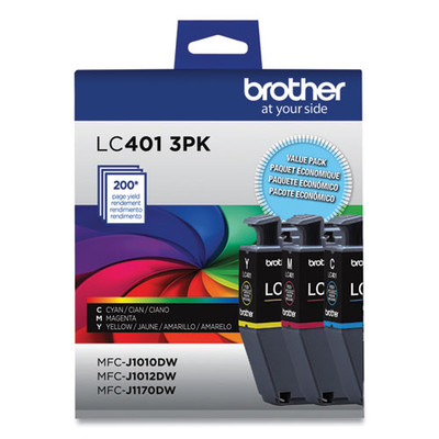 Lc4013pks Ink, 200 Page-yield, Cyan/magenta/yellow, 3/pack Lc4013pks Ink, 200 Page-yield, Cyan/magenta/yellow, 3/pack