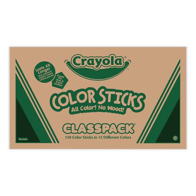 Color Sticks Classpack Set, 9.7 Mm, Hb (#2.5), Assorted Lead/barrel Colors, 120/pack