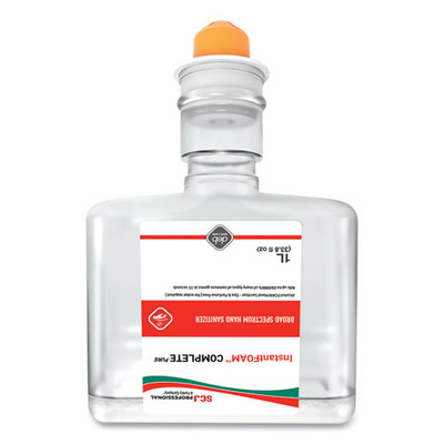 Instantfoam Complete Pure Alcohol Hand Sanitizer, 1 L Refill, Fragrance-free, 6/carton - VISSJNIFC1TF Instantfoam Complete Pure Alcohol Hand Sanitizer, 1 L Refill, Fragrance-free, 6/carton - VISSJNIFC1TF