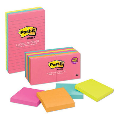 Original Pads In Poptimistic Colors, Cabinet Pack, 3 X 3, 100 Sheets/pad, 18 Pads/pack Original Pads In Poptimistic Colors, Cabinet Pack, 3 X 3, 100 Sheets/pad, 18 Pads/pack