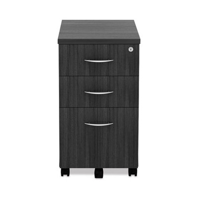 Alera Valencia Series Mobile Pedestal File, Left/right, 3-drawer: Box/box/file, Legal/letter, Gray, 15.88 X 20.5 X 28.39 Alera Valencia Series Mobile Pedestal File, Left/right, 3-drawer: Box/box/file, Legal/letter, Gray, 15.88 X 20.5 X 28.39