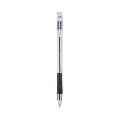 Easytouch Ballpoint Pen, Stick, Fine 0.7 Mm, Black Ink, Clear Barrel, Dozen