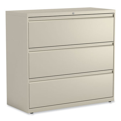 Lateral File, 3 Legal/letter/a4/a5-size File Drawers, Putty, 42" X 18" X 39.5"