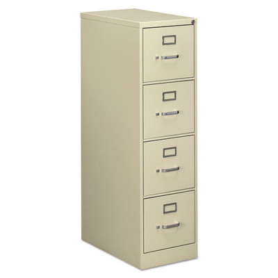 Economy Vertical File, 4 Letter-size File Drawers, Putty, 15" X 25" X 52" Economy Vertical File, 4 Letter-size File Drawers, Putty, 15" X 25" X 52"