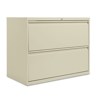 Lateral File, 2 Legal/letter-size File Drawers, Putty, 36" X 18" X 28" Lateral File, 2 Legal/letter-size File Drawers, Putty, 36" X 18" X 28"