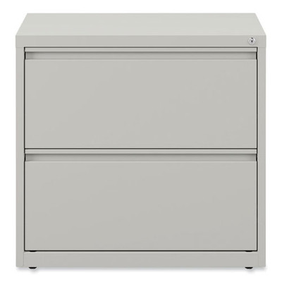 Lateral File, 2 Legal/letter-size File Drawers, Light Gray, 30" X 18" X 28"