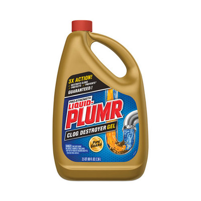 Clog Destroyer + Pipeguard, Gel, 80 Oz, 6/carton Clog Destroyer + Pipeguard, Gel, 80 Oz, 6/carton