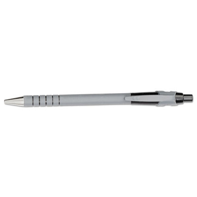 Flexgrip Ultra Ballpoint Pen, Retractable, Fine 0.8 Mm, Black Ink, Gray/black Barrel, Dozen Flexgrip Ultra Ballpoint Pen, Retractable, Fine 0.8 Mm, Black Ink, Gray/black Barrel, Dozen