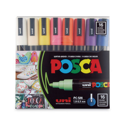Permanent Specialty Marker, Medium Bullet Tip, Assorted Colors, 16/pack Permanent Specialty Marker, Medium Bullet Tip, Assorted Colors, 16/pack