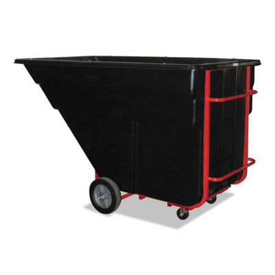 Rotomolded Tilt Truck, 303 Gal, 1,200 Lb Capacity, Plastic, Black Rotomolded Tilt Truck, 303 Gal, 1,200 Lb Capacity, Plastic, Black