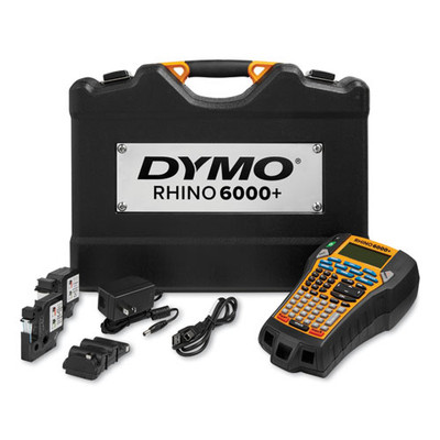 Rhino 6000+ Industrial Label Maker With Carry Case, 0.4"/s Print Speed, 5.4 X 2.5 X 9.7 Rhino 6000+ Industrial Label Maker With Carry Case, 0.4"/s Print Speed, 5.4 X 2.5 X 9.7