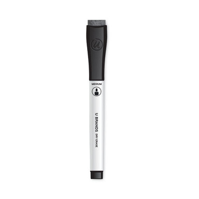 Chisel Tip Low-odor Dry-erase Markers With Erasers, Broad Chisel Tip, Black, Dozen - VISUBR2925U0112 Chisel Tip Low-odor Dry-erase Markers With Erasers, Broad Chisel Tip, Black, Dozen - VISUBR2925U0112