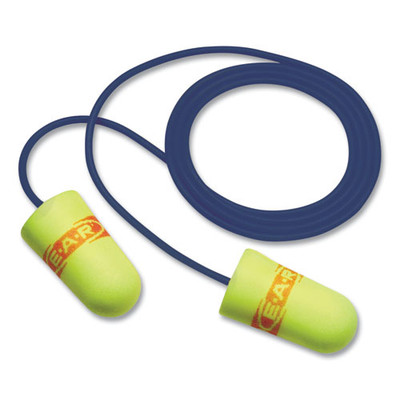 E-a-rsoft Metal Detectable Soft Foam Earplugs, 32 Db Nrr, Yellow, 2,000/carton