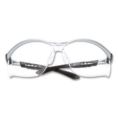 Bx Molded-in Diopter Safety Glasses, +2.5 Diopter Strength, Black/silver Plastic Frame, Clear Polycarbonate Lens Bx Molded-in Diopter Safety Glasses, +2.5 Diopter Strength, Black/silver Plastic Frame, Clear Polycarbonate Lens