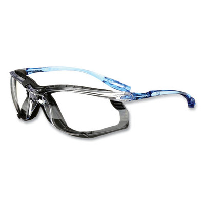 Ccs Protective Eyewear With Foam Gasket, Blue Plastic Frame, Clear Polycarbonate Lens Ccs Protective Eyewear With Foam Gasket, Blue Plastic Frame, Clear Polycarbonate Lens