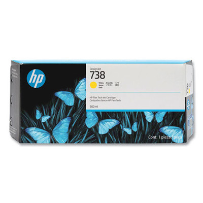 Hp 738 (676m8a) Yellow Original Designjet Ink Cartridge