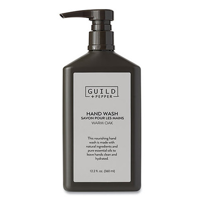 Hand Wash, Warm Oak, 12.2 Oz Bottle, 12/carton