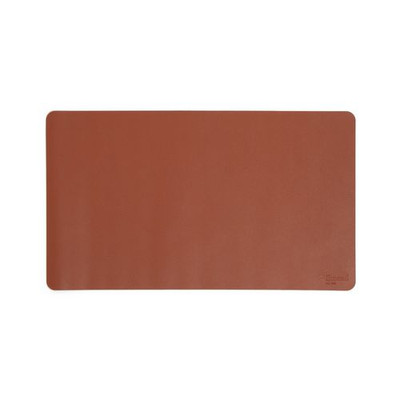 Vegan Leather Desk Pads, 23.6" X 13.7", Brown