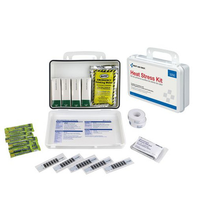 Unitized Osha Compliant Heat Stress Kit, 26 Pieces, Plastic Case Unitized Osha Compliant Heat Stress Kit, 26 Pieces, Plastic Case