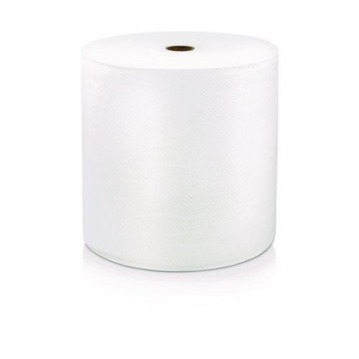 Hard Wound Roll Towel. 1-ply, 7 X 1,000 Ft, White, 6 Rolls/carton